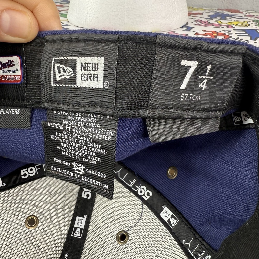 San Diego Padres 2016 All Star Game Hat New Era Navy Gray Star Grommets 7 1/4 - Picture 8 of 9
